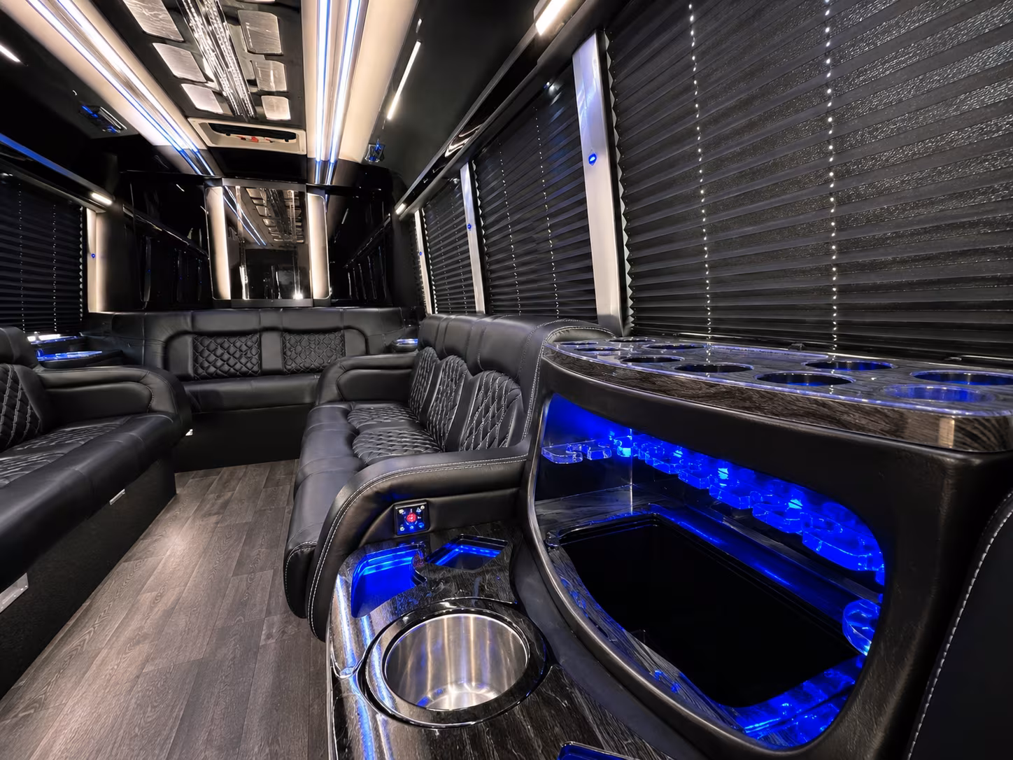 rather than juggling rideshares after the show rent a party bus for the whole night