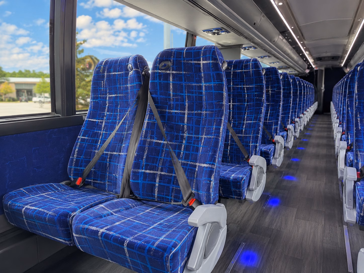 spokane charter bus interior