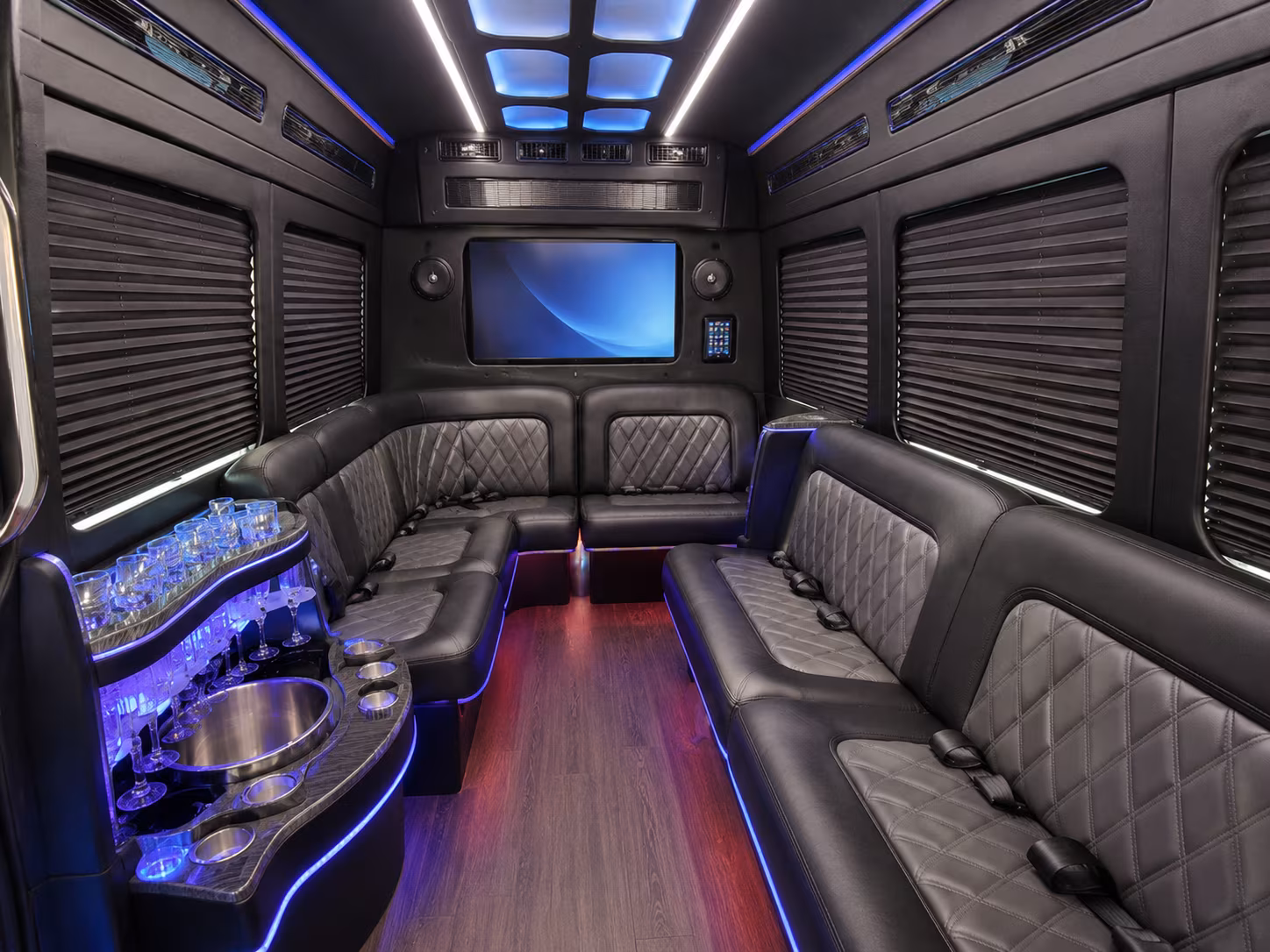 spokane party bus interior